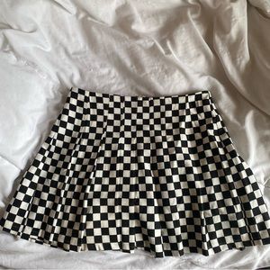 NWT Checkered Skater Skirt 🏁